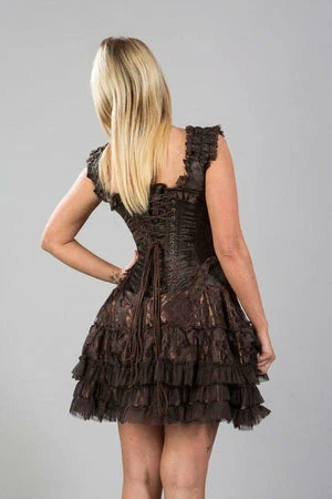 Burleska Jasmin Corset Dress In King Brocade - Image 2