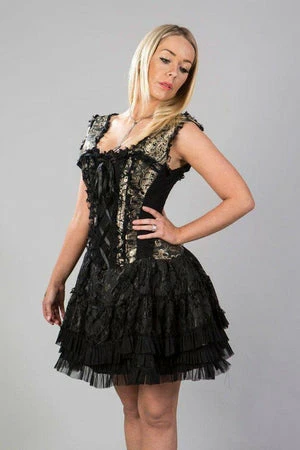 Burleska Jasmin Corset Dress In King Brocade - Image 5