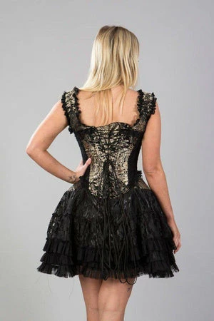 Burleska Jasmin Corset Dress In King Brocade - Image 6