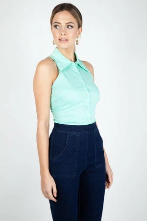 Voodoo Vixen Jasmine Sleeveless Shirt - Image 4