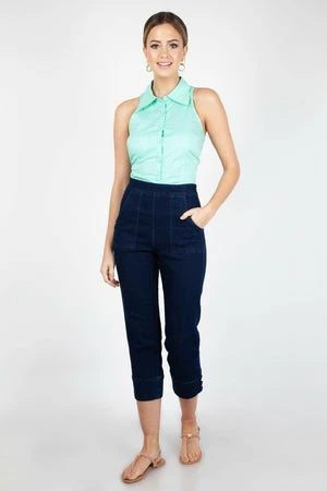 Voodoo Vixen Jasmine Sleeveless Shirt - Image 6