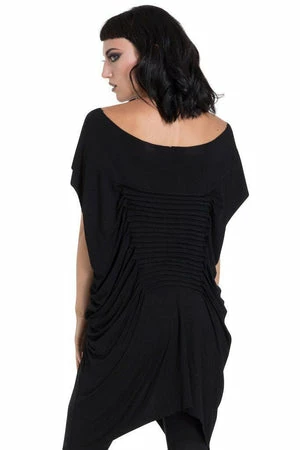 Jawbreaker Jersey Pleat Front Top - Image 6