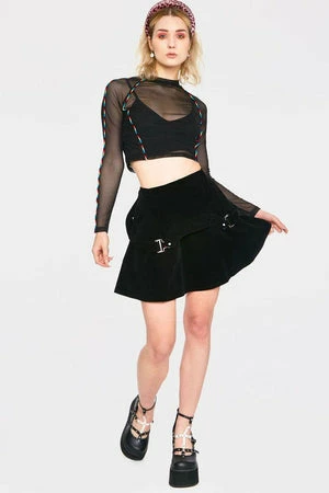 Jawbreaker LCD Stripe Mesh Top - Image 4