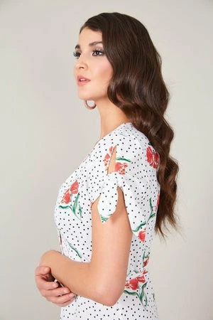 Voodoo Vixen Lilian V-neck Dress - Image 4