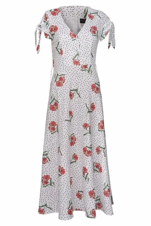 Voodoo Vixen Lilian V-neck Dress - Image 8