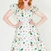Voodoo Vixen Lola Fruit Print Flared Tea Dress