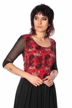 Banned Mad Dame Mesh Top