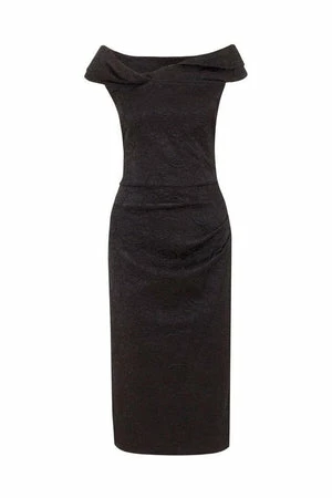 Voodoo Vixen Maisie Paisley Pencil Dress - Image 4