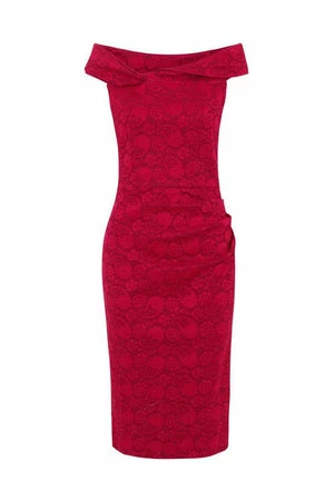 Voodoo Vixen Maisie Paisley Pencil Dress - Image 9