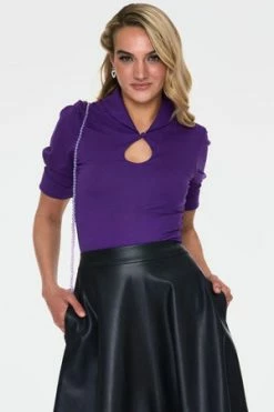 Voodoo Vixen Mali Keyhole Blouse