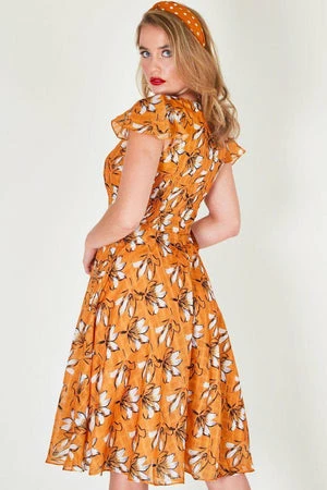 Voodoo Vixen Margot Floral Square Neck Dress - Image 2