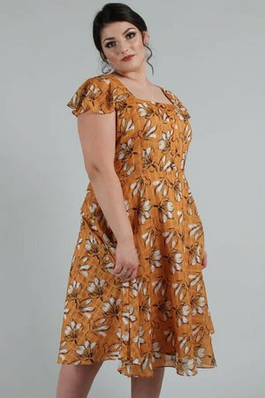 Voodoo Vixen Margot Floral Square Neck Dress - Image 6