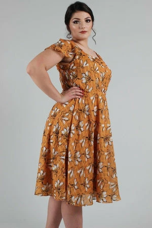 Voodoo Vixen Margot Floral Square Neck Dress - Image 8