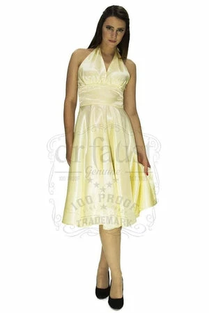 Dr Faust Marilyn Monroe Style Cocktail Midi Dress - Caroline