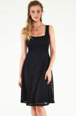 Voodoo Vixen Maxine Black Lace Dress