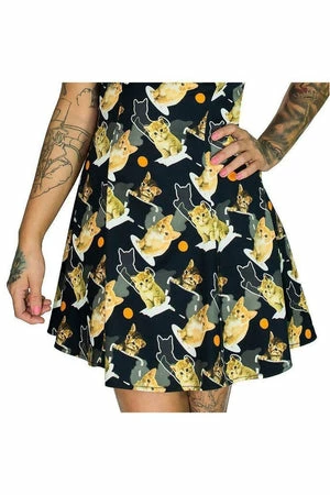 Dr Faust Meow For 3D Cats Mini Dress - Lilah - Image 3
