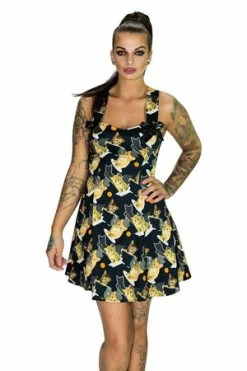 Dr Faust Meow For 3D Cats Mini Dress - Lilah