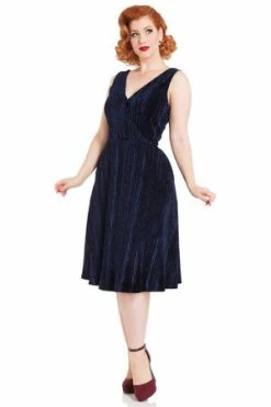 Voodoo Vixen Millicent Velvet Midi Dress