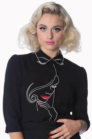 Banned Model Face Shirt - Image 3