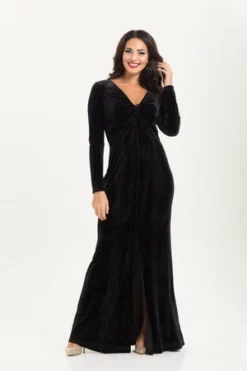 Voodoo Vixen Morticia Black Gown