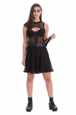 Banned Nightmare Net Tie Top