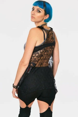 Jawbreaker Ouiji Goth Vest Top - Image 7
