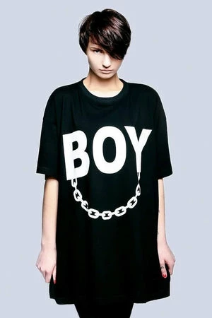 Long Clothing Oversize Boy Chain T-Shirt - Unisex - Image 7