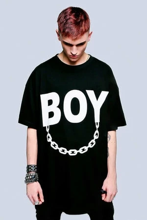 Long Clothing Oversize Boy Chain T-Shirt - Unisex - Image 8