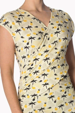 Banned Palm Shade Cross Over Dress - Image 4