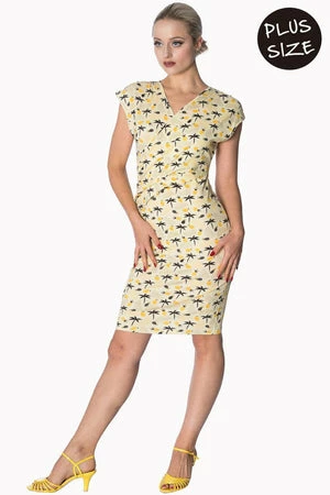 Banned Palm Shade Cross Over Dress - Image 5