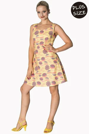 Banned Parasol Tabs Plus Size Sundress