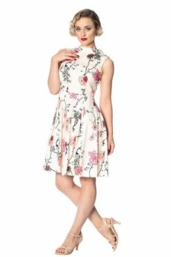 Banned Peacock Baroque Fit N Flare Dress