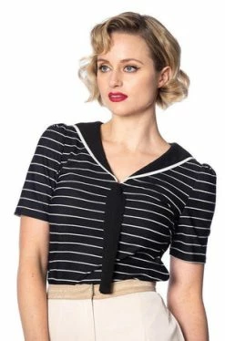 Banned Pier Stripe Jersey Top