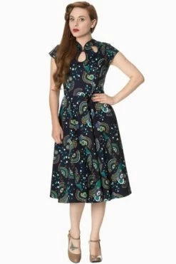 Banned Proud Peacock Cut Out Dress
