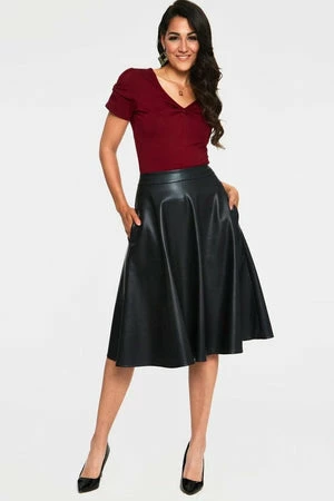 Voodoo Vixen Rhiannon Bow V-Neck Top - Image 10