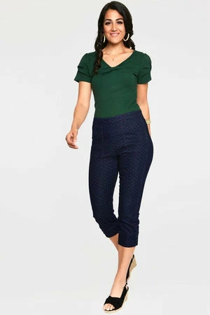 Voodoo Vixen Rhiannon Bow V-Neck Top - Image 14