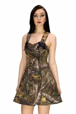 Dr Faust Ripstop Camo Mini Dress - Brooklyn