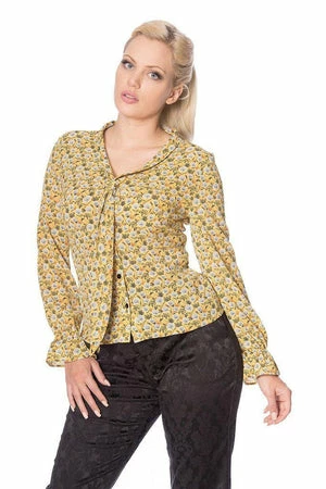 Banned Ruffle My Feathers Blouse