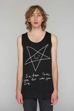 Long Clothing Satan Loves You Vest - Unisex
