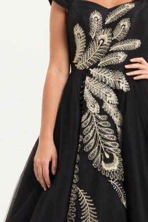 Voodoo Vixen Scarlett Peacock Occasion Gown - Image 4