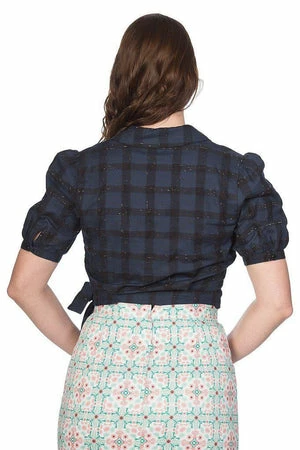 Banned Seaside Picnic Wrap Blouse - Image 2