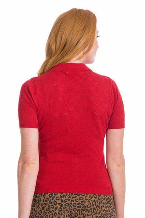 Banned Smart Love Hearts Knit Top - Image 2