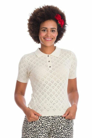 Banned Smart Love Hearts Knit Top - Image 8