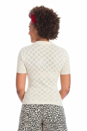 Banned Smart Love Hearts Knit Top - Image 9