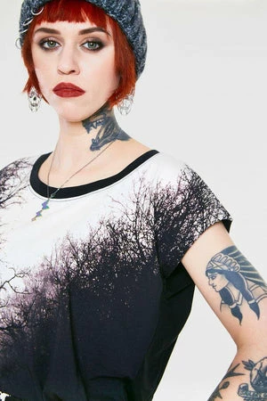 Jawbreaker Spooky Woods Baggy Top - Image 7