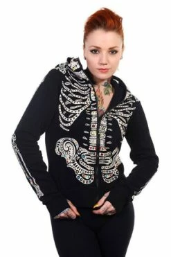 Banned Sugar Skull Hoodie