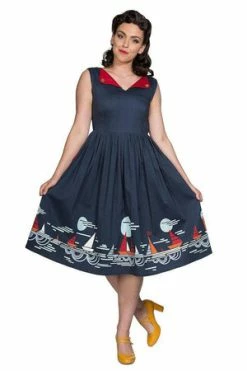 Banned Summer Sail Fit And Flare Dress