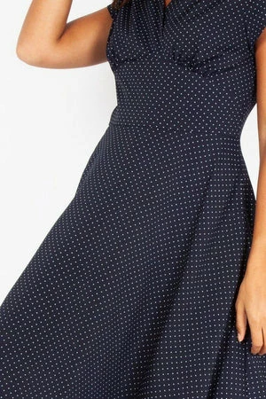 Voodoo Vixen Tabby Polka Dot Tea Dress - Image 19