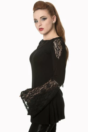 Banned The Dark Hour Awaits Jersey Top - Image 4