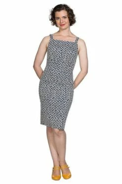 Banned Tile Print Skinny Dress